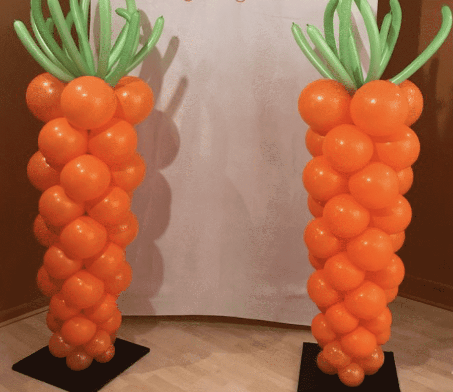 Carrot Balloon Columns